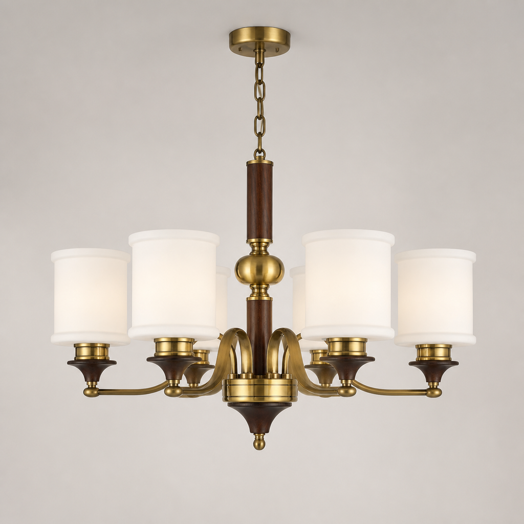 W&F Collection | Alderleigh Opal Glass Chandelier