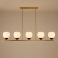 W&F Collection | Avelune Opal Globe Linear Chandelier