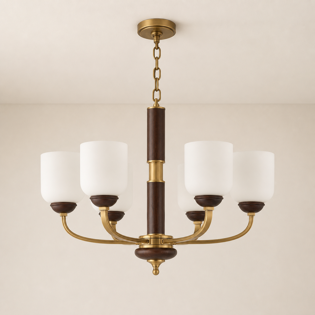 W&F Collection | Bellgrave Opal Glass Chandelier