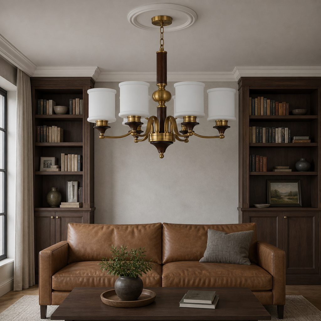 W&F Collection | Alderleigh Opal Glass Chandelier