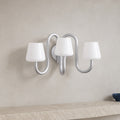 W&F Collection | Apollo Gray Aluminum and Opal Glass Wall Sconce