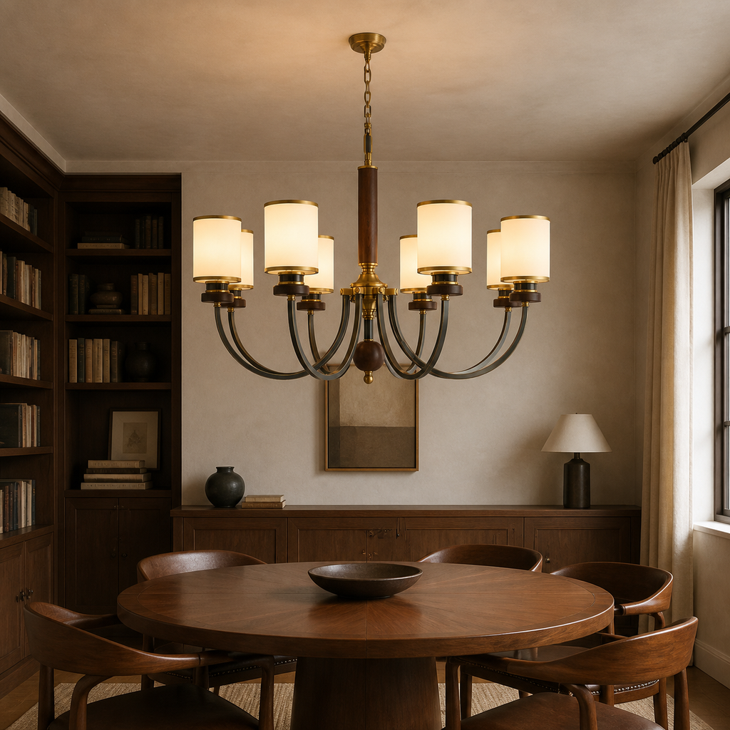 W&F Collection | Ashbourne Opal Glass Chandelier