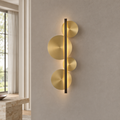 W&F Collection | Brass Disc LED Wall Sconce