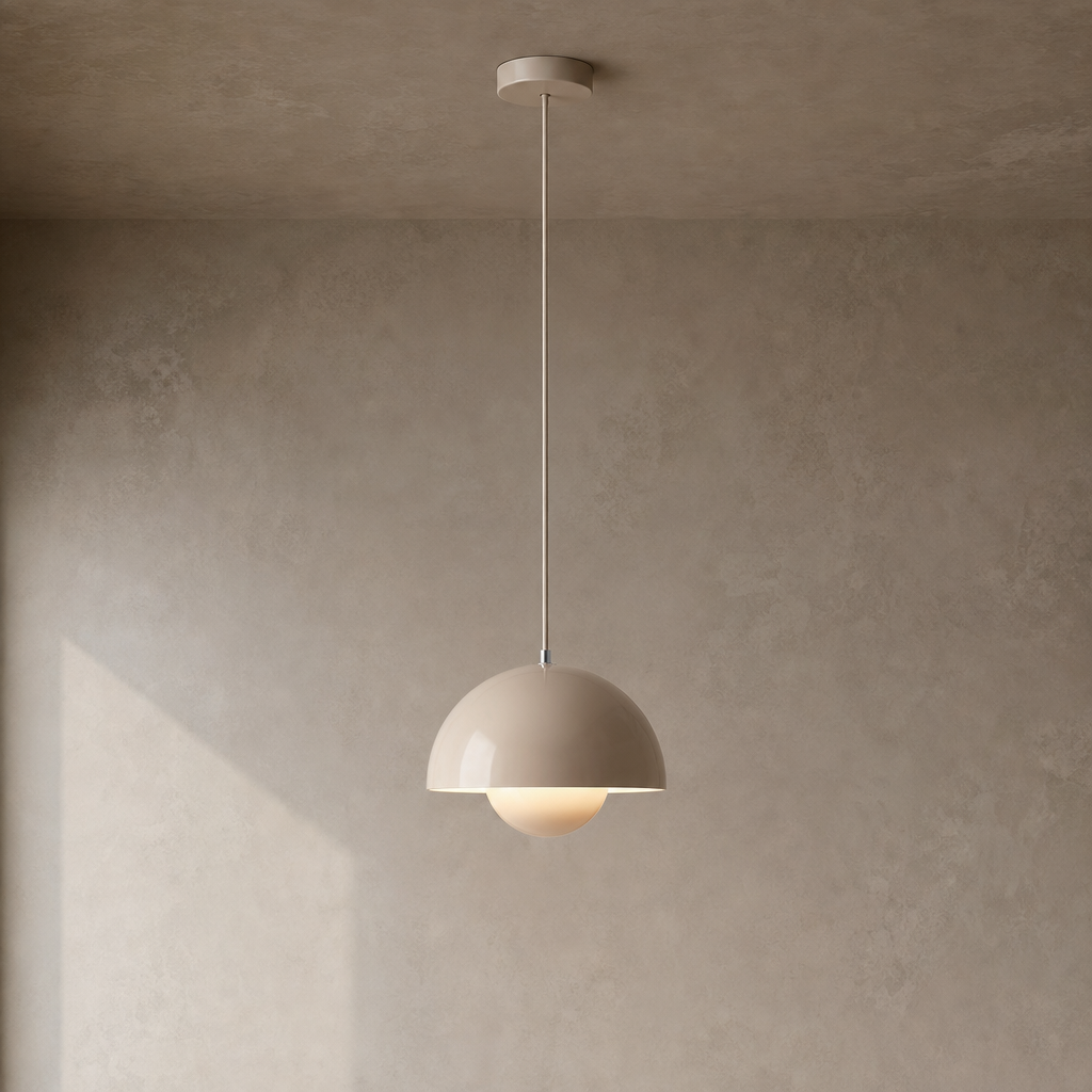 W&F Collection | Colorful Flowerpot Metal Dome Pendant Light