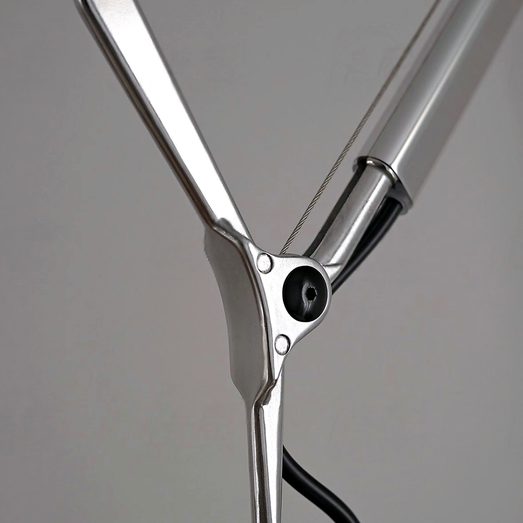 W&F Collection | Bauhaus Adjustable Parchment Swing Arm Wall Light