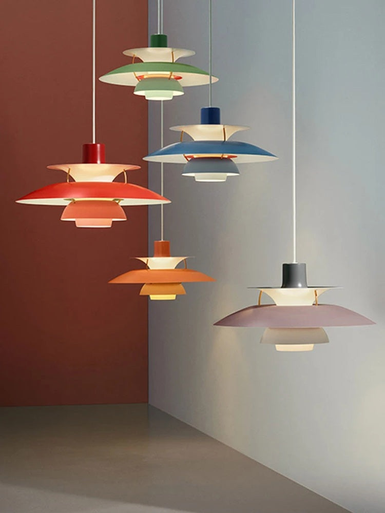 W&F Collection | Colorful Layered Metal P5 Pendant Light