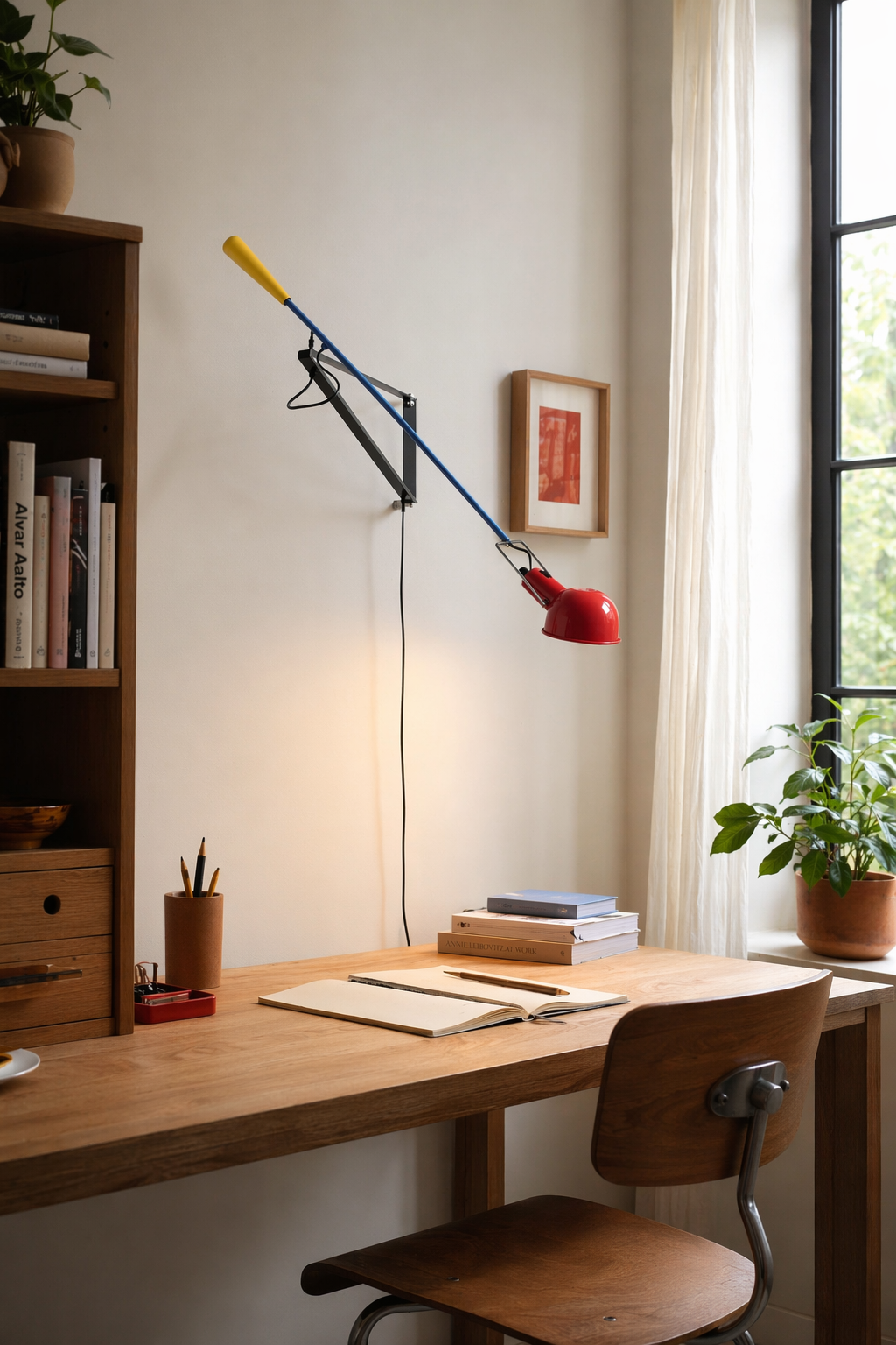 W&F Collection | Chromatica Colorful Swing-Arm Wall Lamp