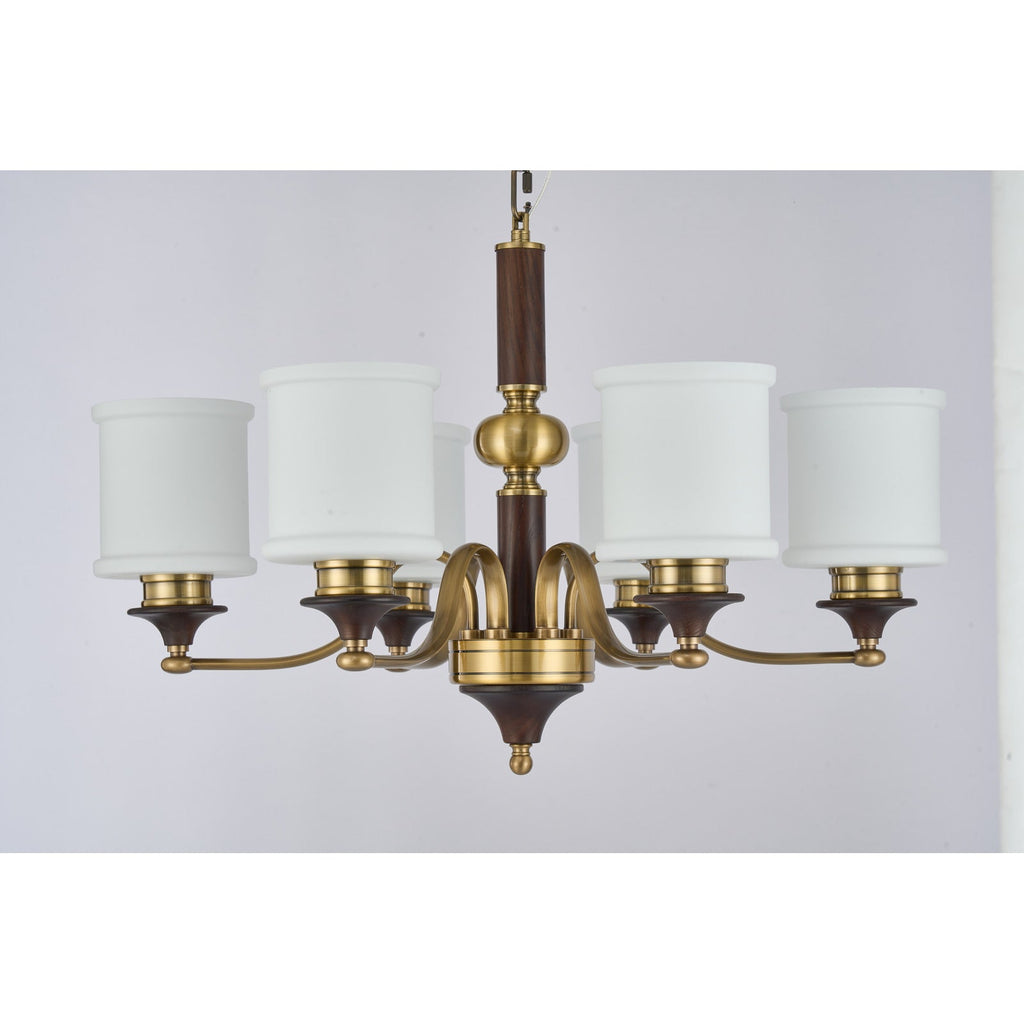 W&F Collection | Alderleigh Opal Glass Chandelier