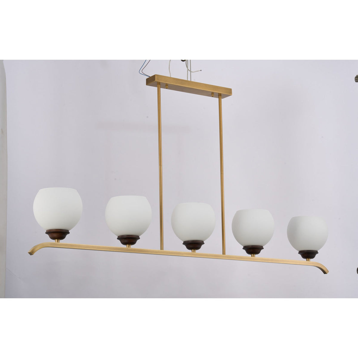 W&F Collection | Avelune Opal Globe Linear Chandelier