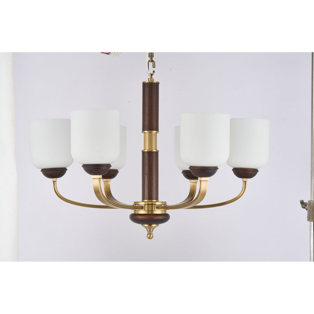 W&F Collection | Bellgrave Opal Glass Chandelier