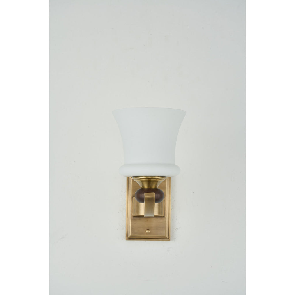 W&F Collection | Brontelle Opal Glass Wall Sconce