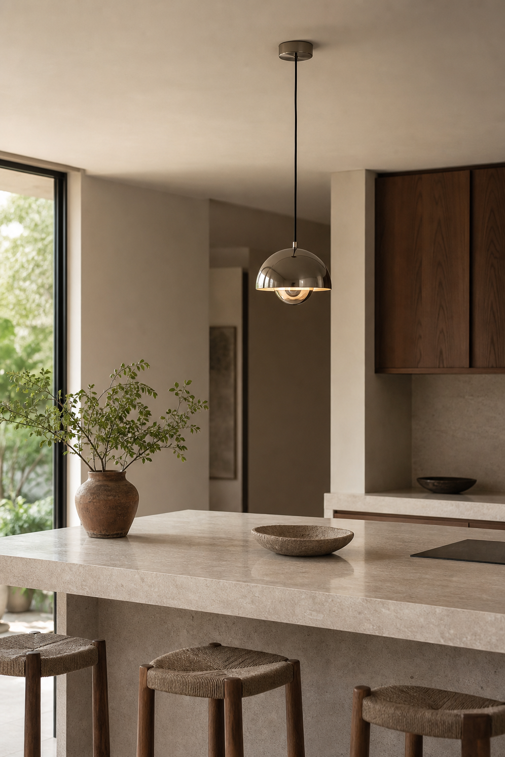 W&F Collection | Colorful Flowerpot Metal Dome Pendant Light