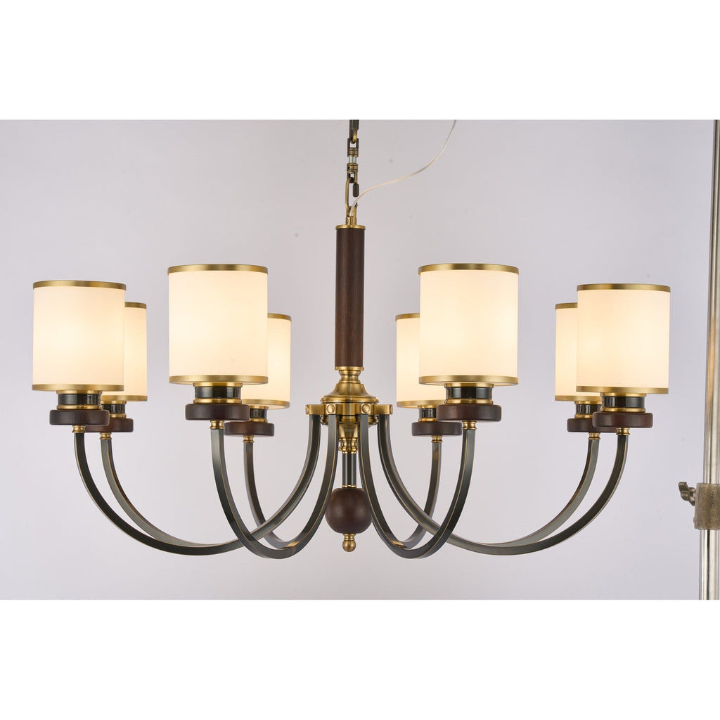 W&F Collection | Ashbourne Opal Glass Chandelier