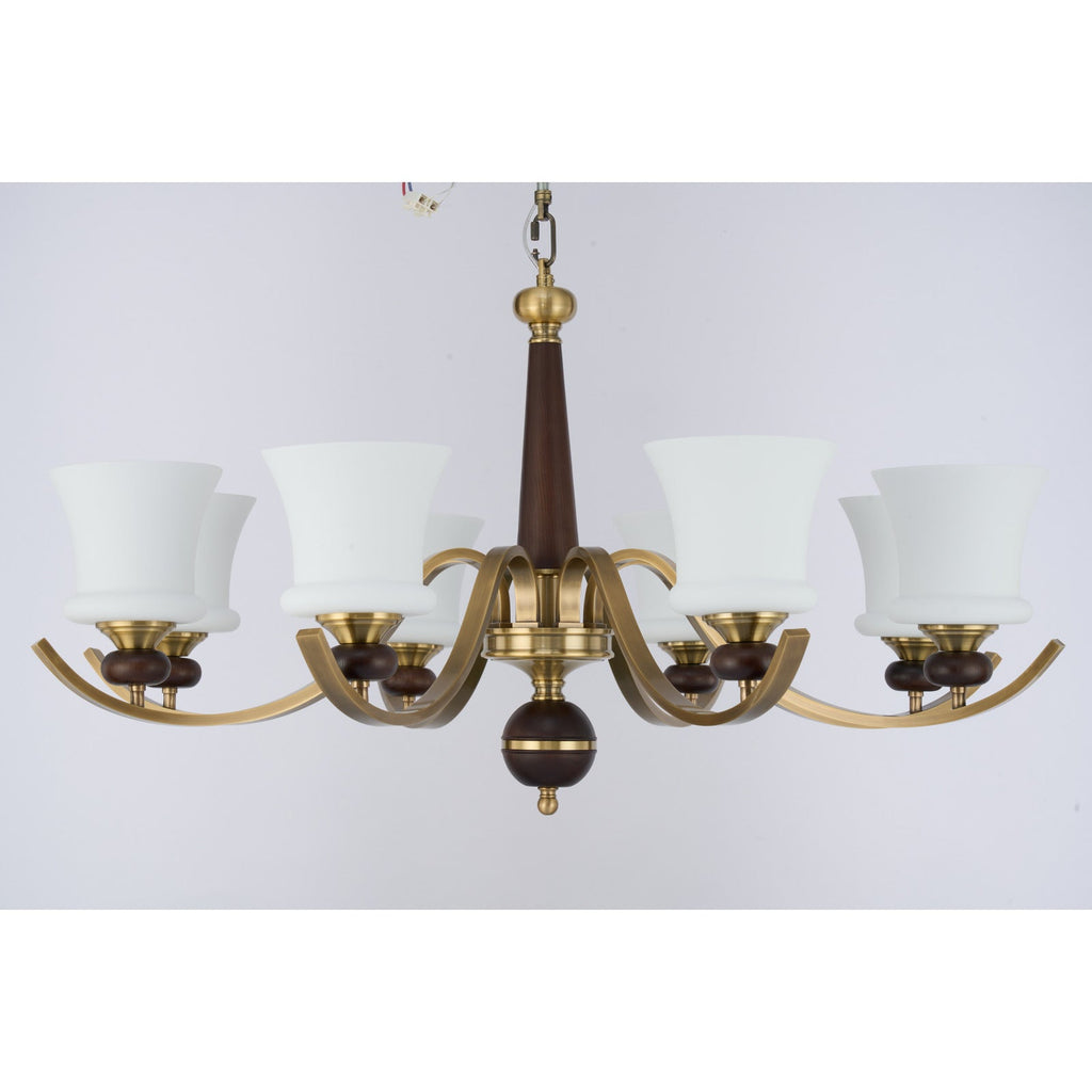 W&F Collection | Brontelle Opal Glass Chandelier