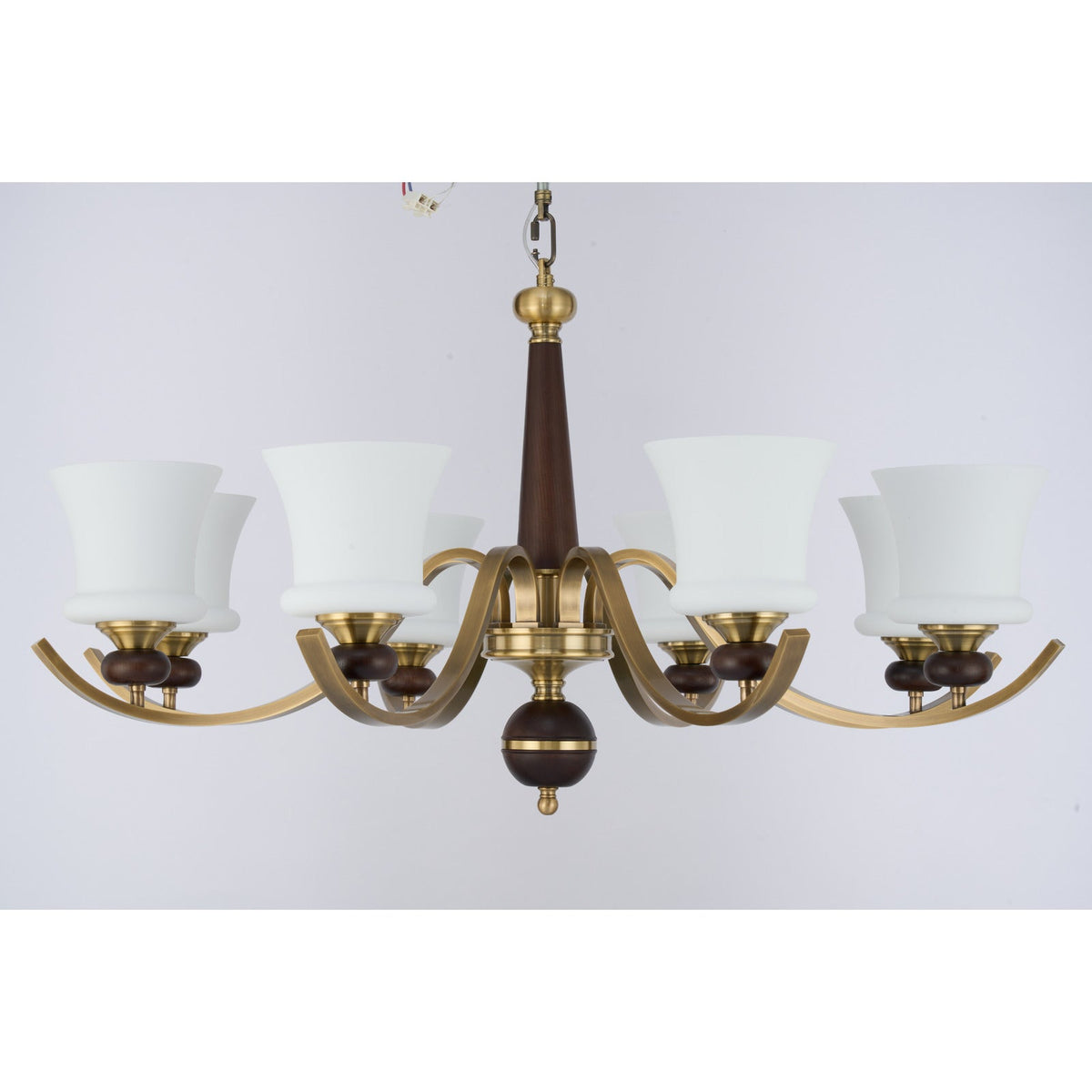 W&F Collection | Brontelle Opal Glass Chandelier