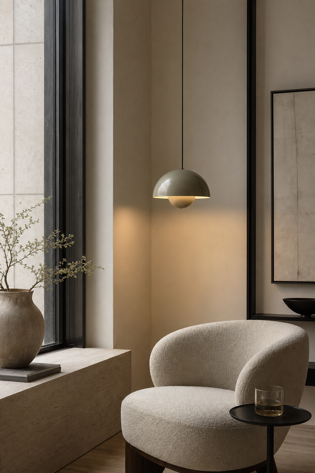 W&F Collection | Colorful Flowerpot Metal Dome Pendant Light