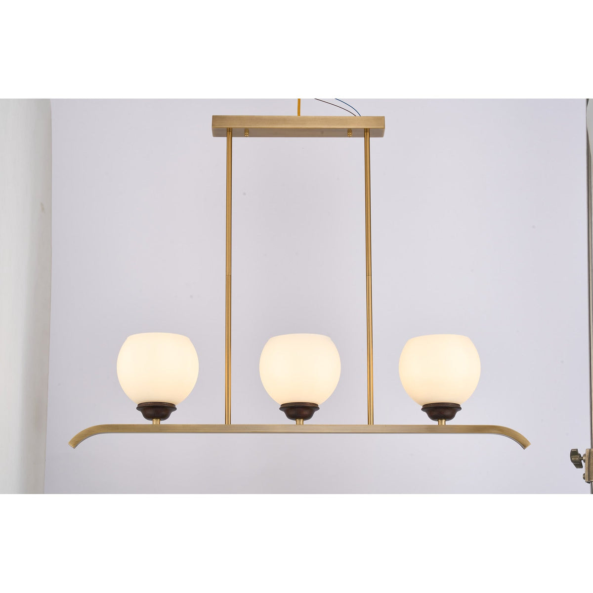 W&F Collection | Avelune Opal Globe Linear Chandelier