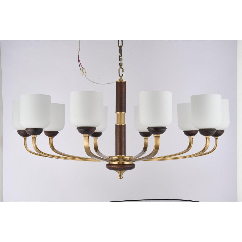 W&F Collection | Bellgrave Opal Glass Chandelier