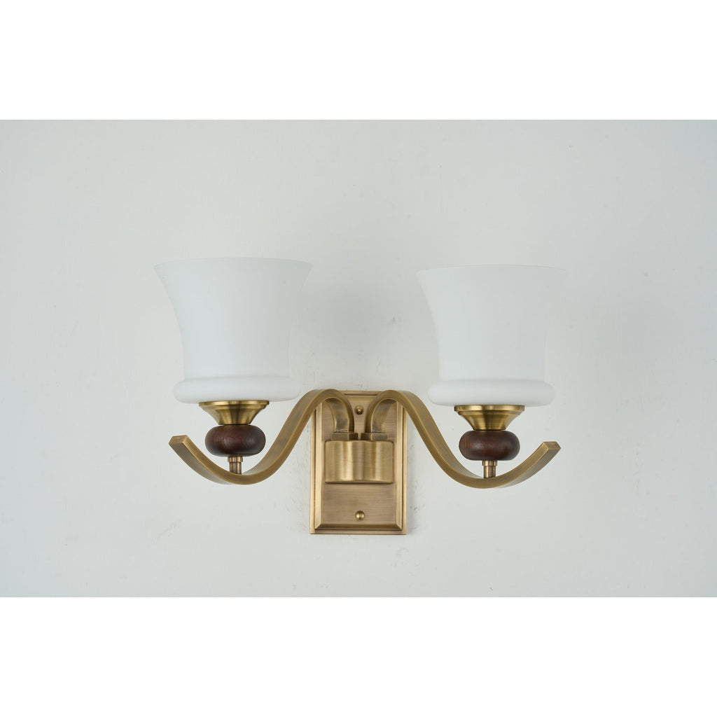 W&F Collection | Brontelle Opal Glass Wall Sconce