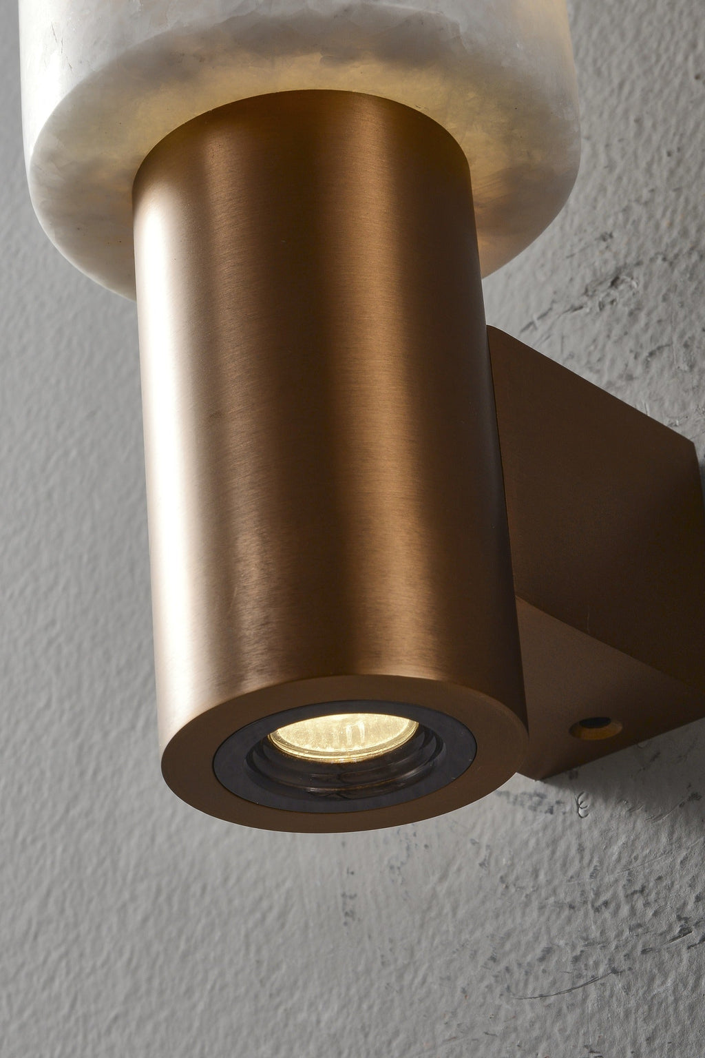 W&F Collection | Azurelith Blue Crystal Cylinder Wall Sconce