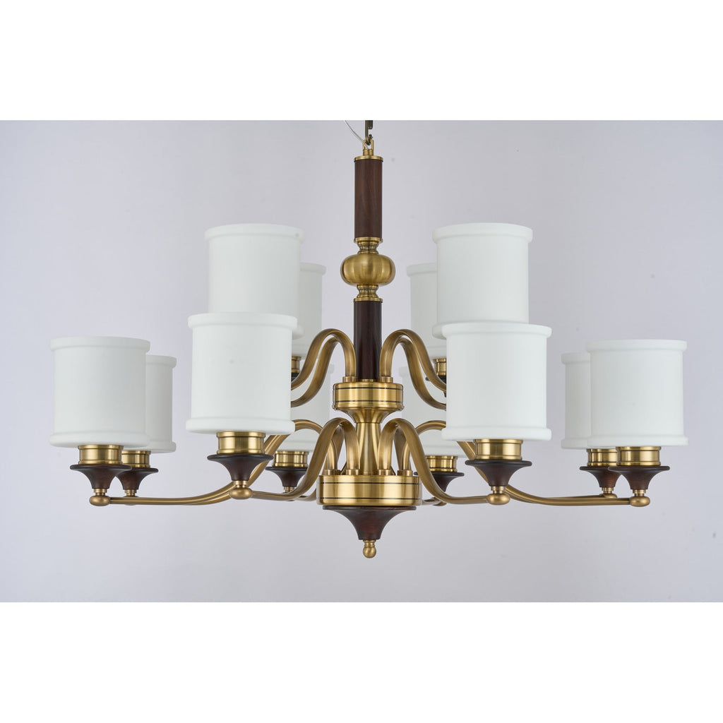W&F Collection | Alderleigh Opal Glass Chandelier