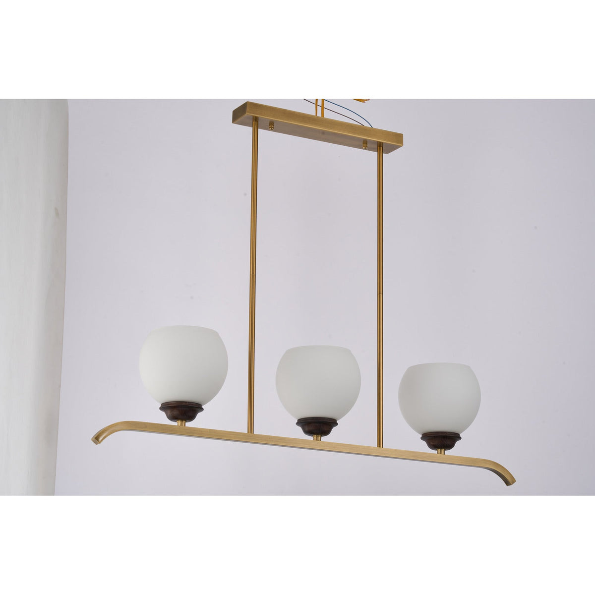 W&F Collection | Avelune Opal Globe Linear Chandelier