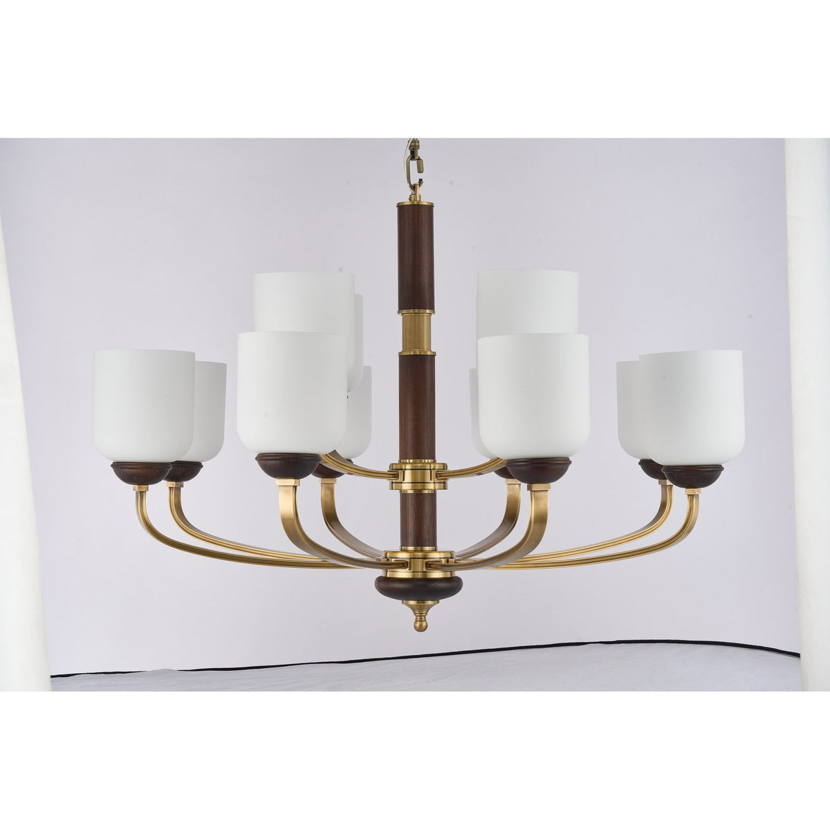 W&F Collection | Bellgrave Opal Glass Chandelier