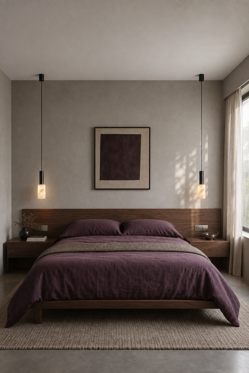 W&F Collection | Azurelith Blue Crystal Cylinder Pendant Light