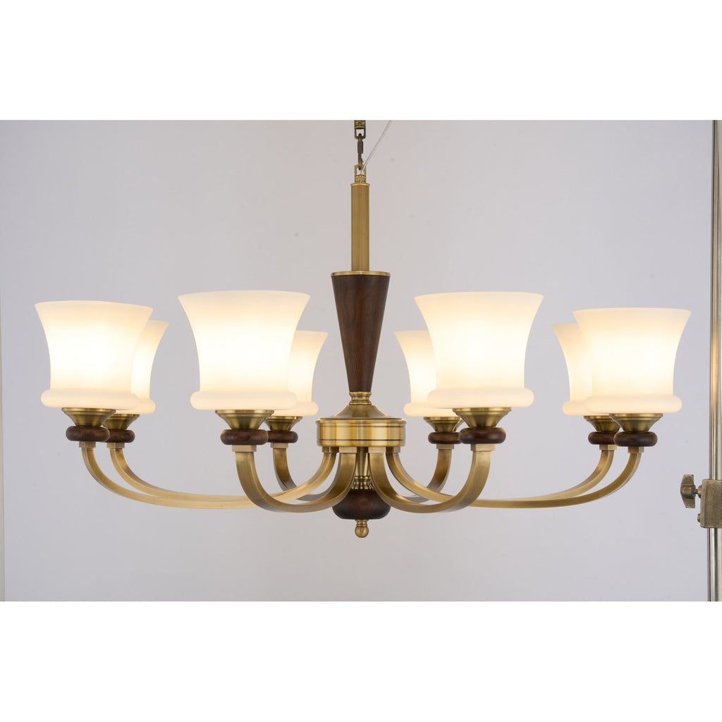 W&F Collection | Caldrienne Opal Glass Chandelier