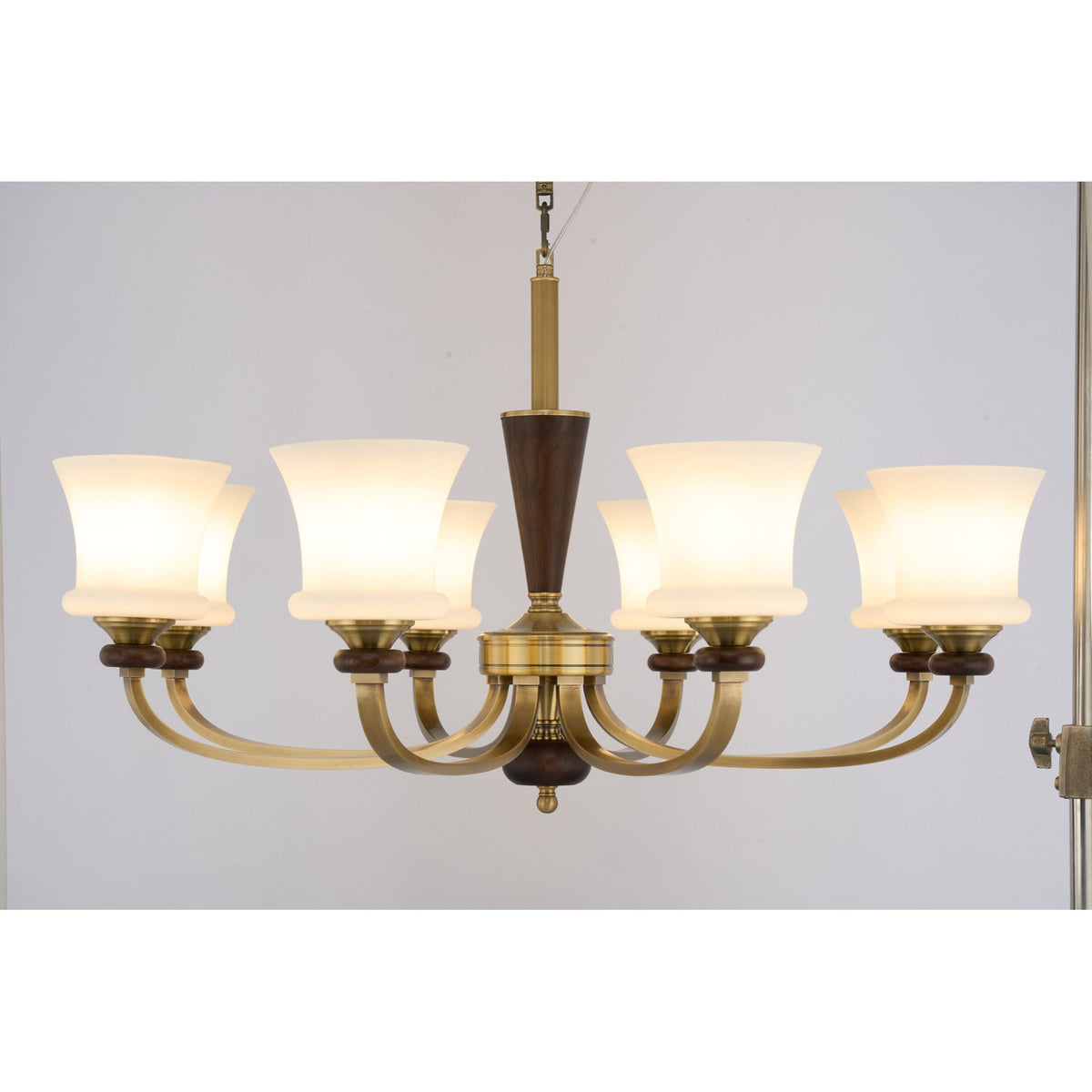 W&F Collection | Caldrienne Opal Glass Chandelier