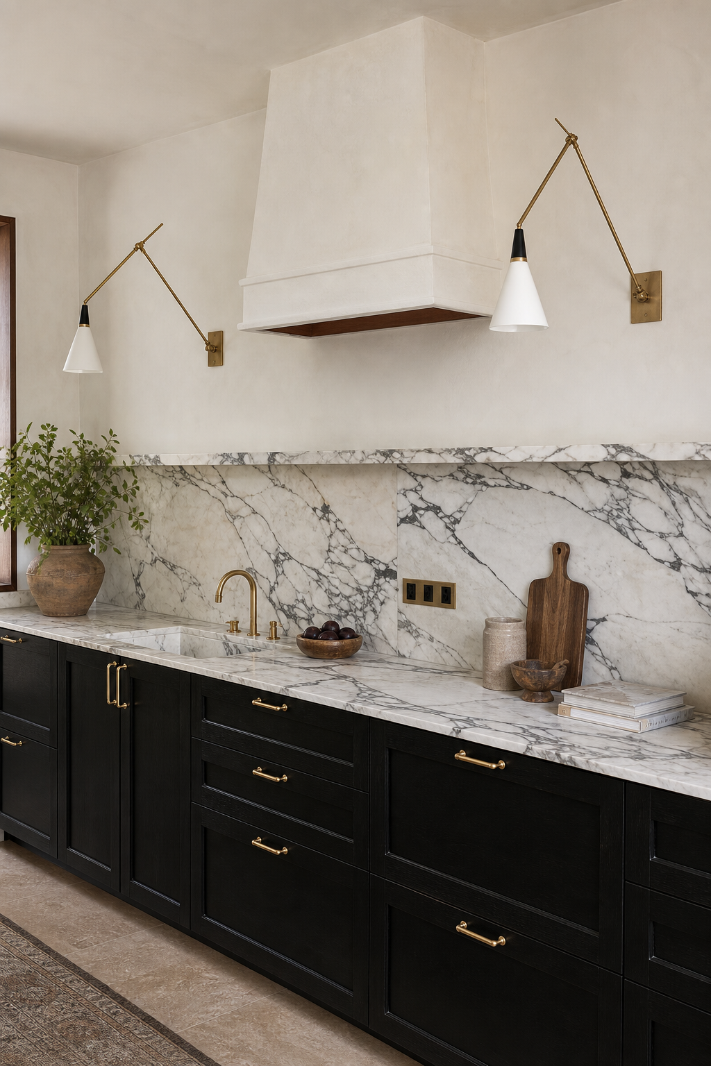 W&F Collection | Adjustable Brass Wall Sconce