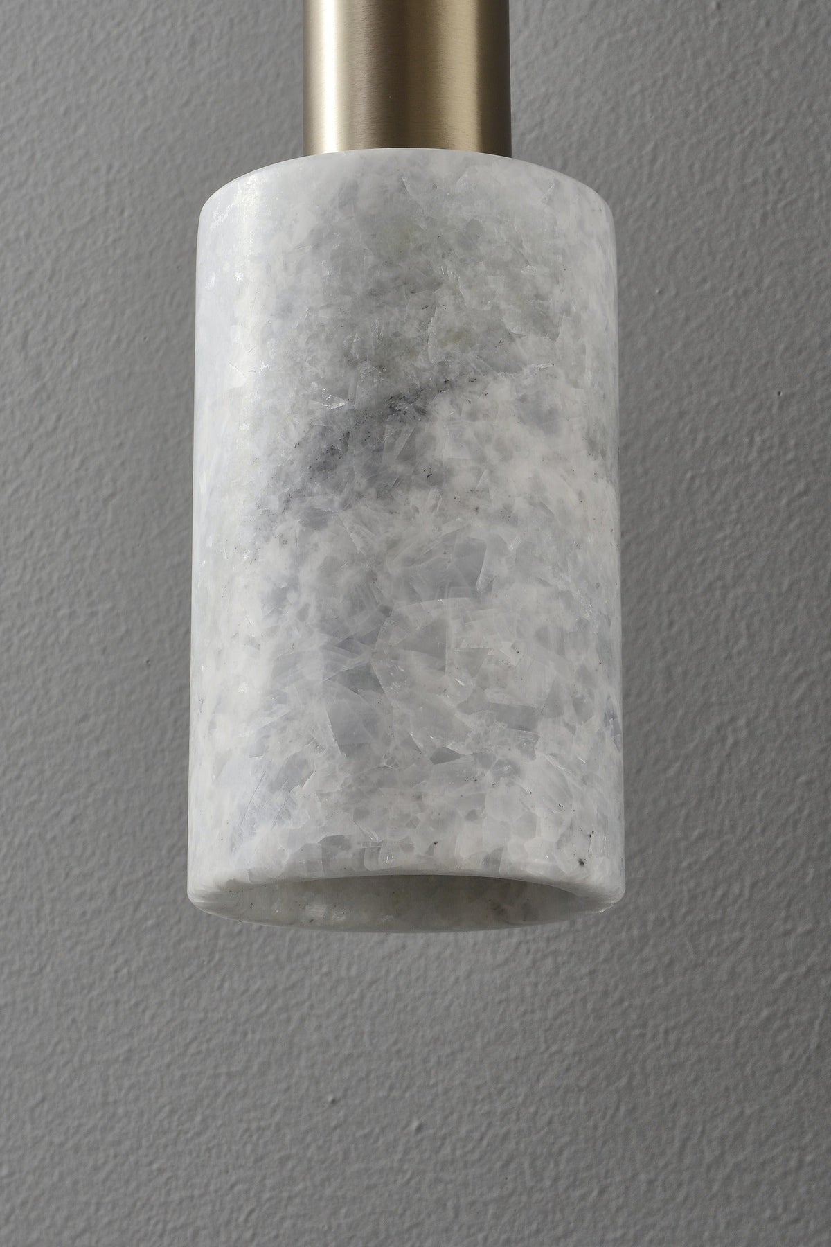 W&F Collection | Azurelith Blue Crystal Cylinder Pendant Light