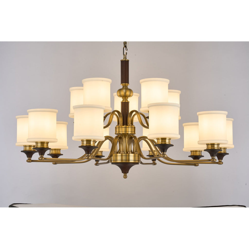 W&F Collection | Alderleigh Opal Glass Chandelier
