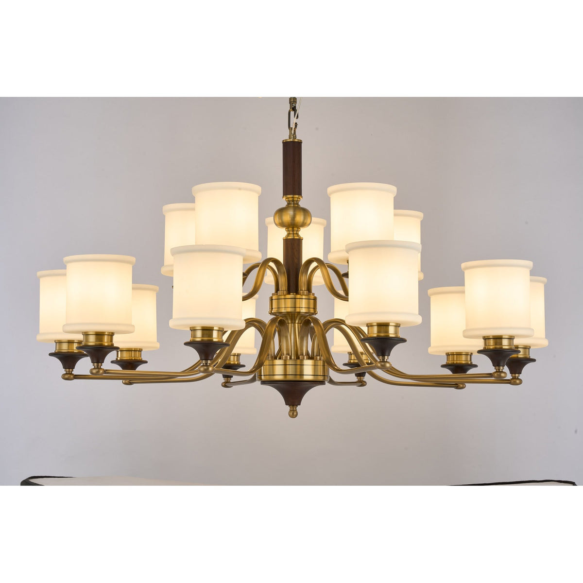 W&F Collection | Alderleigh Opal Glass Chandelier