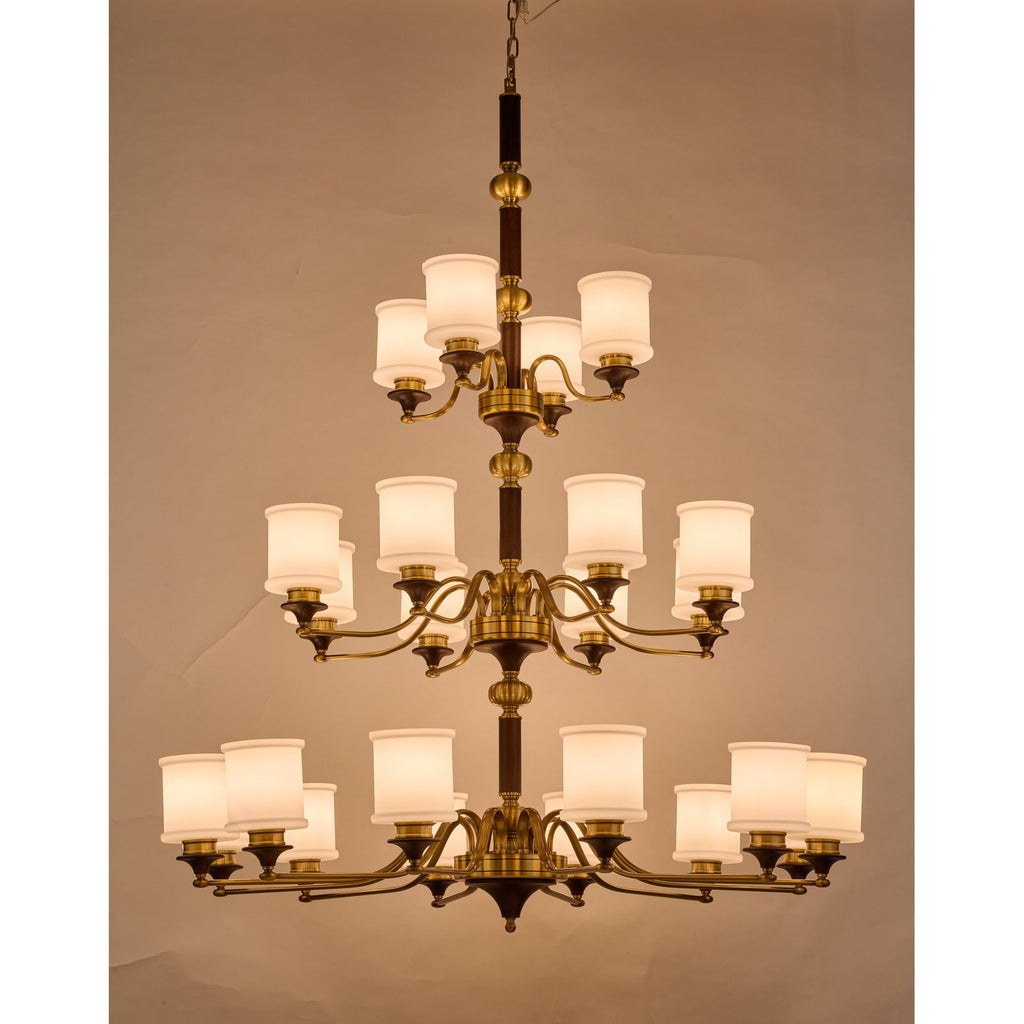 W&F Collection | Alderleigh Opal Glass Chandelier