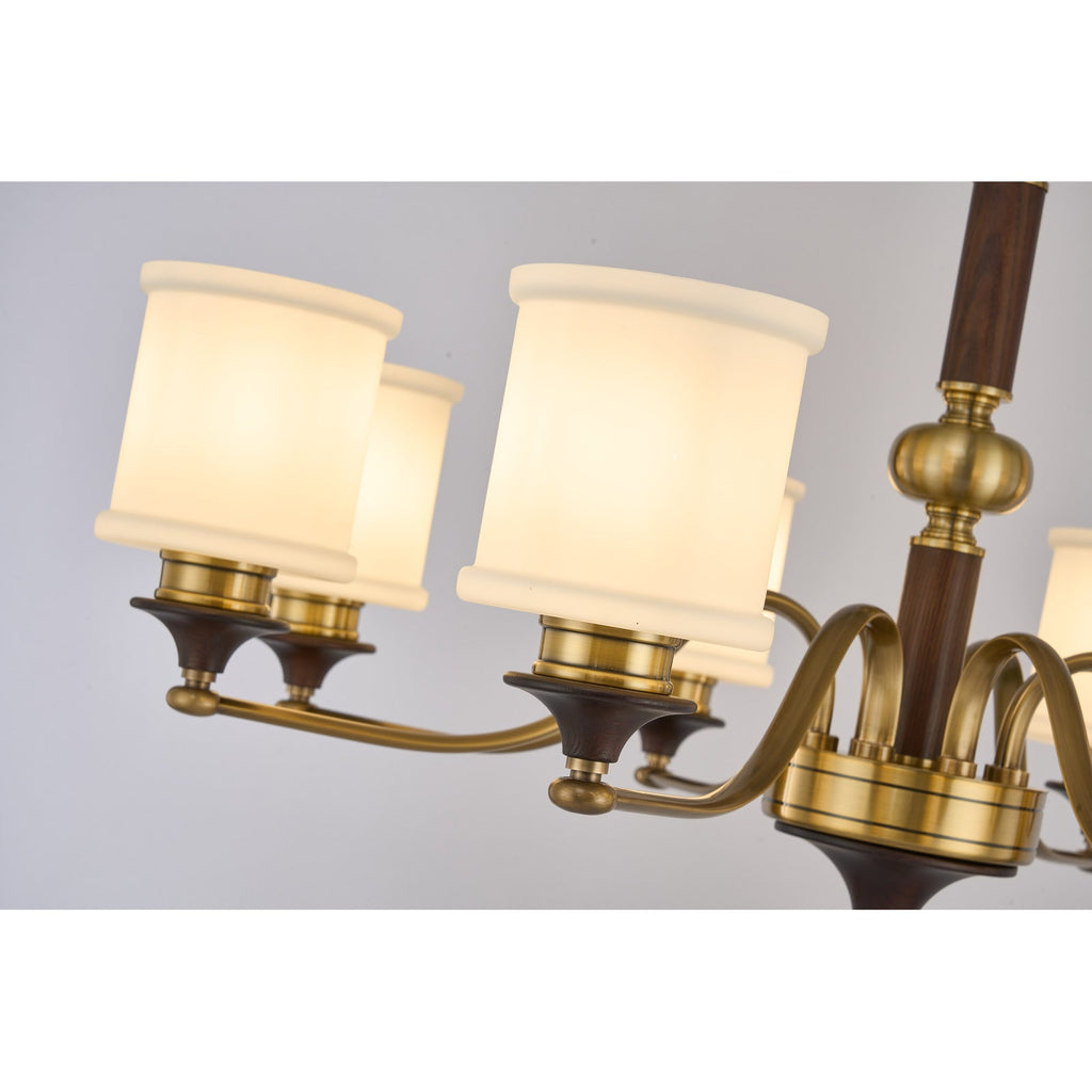 W&F Collection | Alderleigh Opal Glass Chandelier