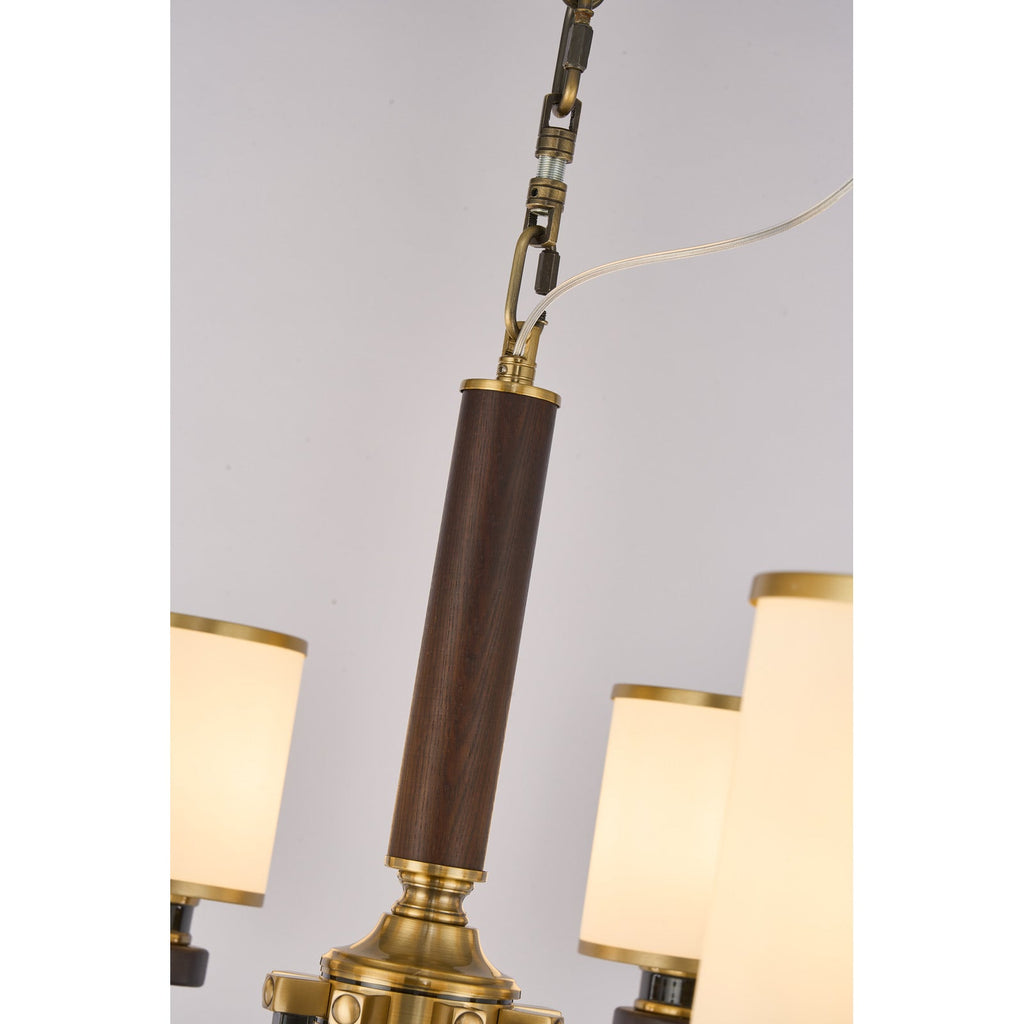 W&F Collection | Ashbourne Opal Glass Chandelier