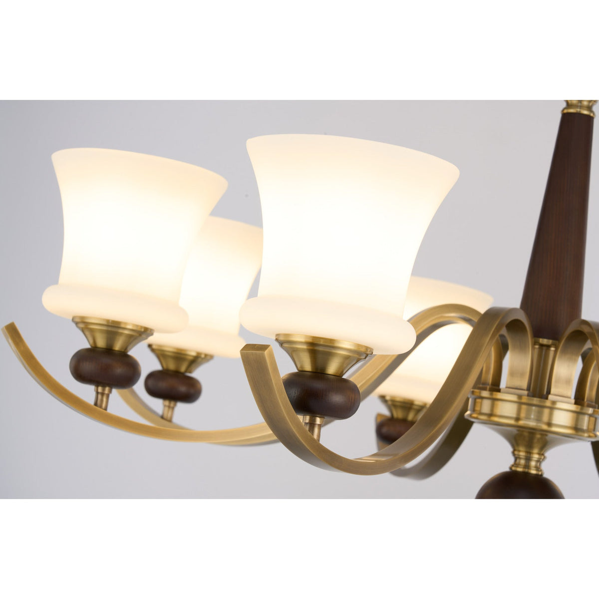 W&F Collection | Brontelle Opal Glass Chandelier