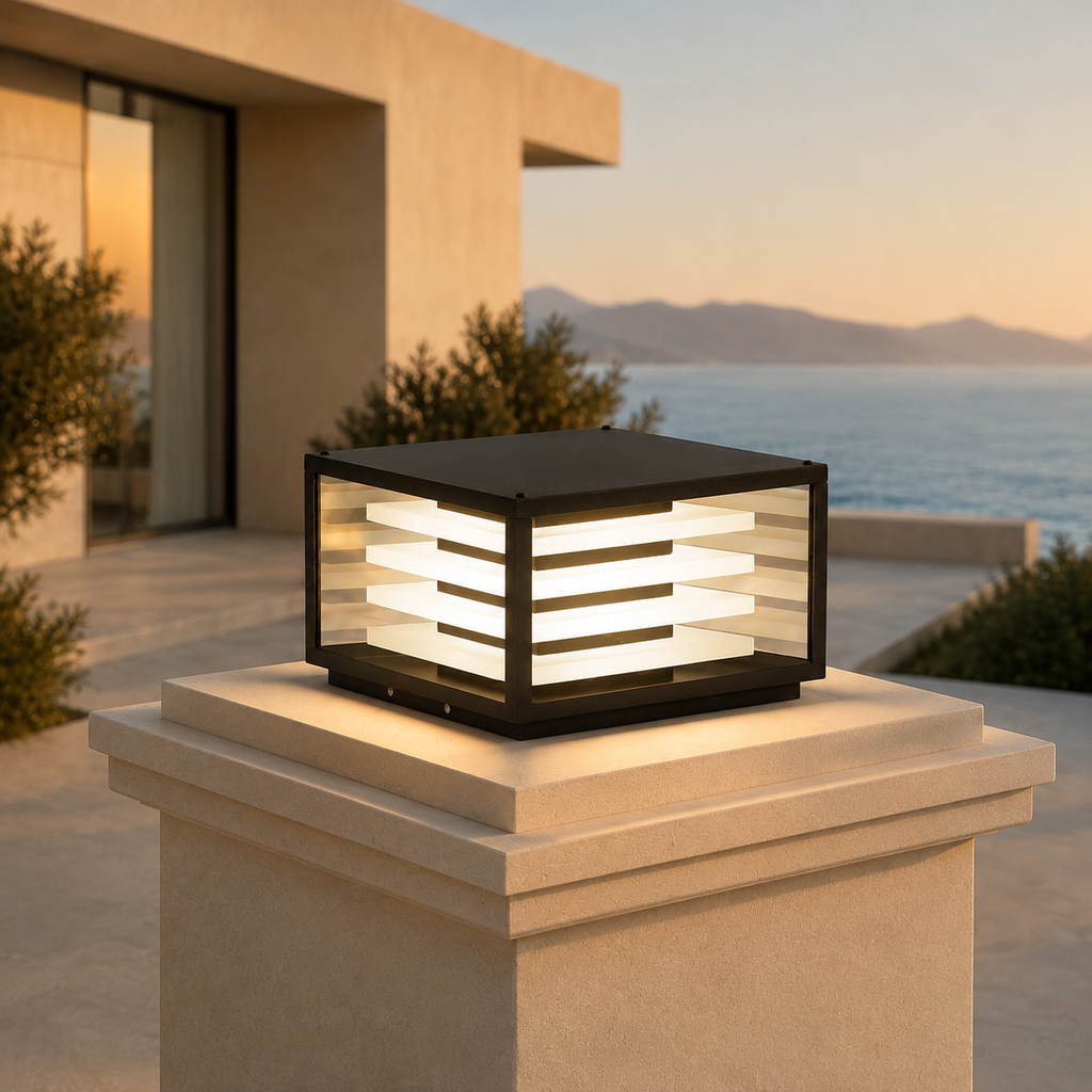 W&F Collection | Strata Solar Outdoor Post Light