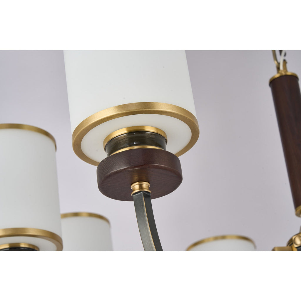 W&F Collection | Ashbourne Opal Glass Chandelier