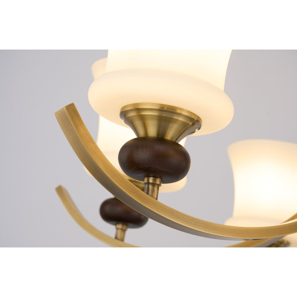 W&F Collection | Brontelle Opal Glass Chandelier