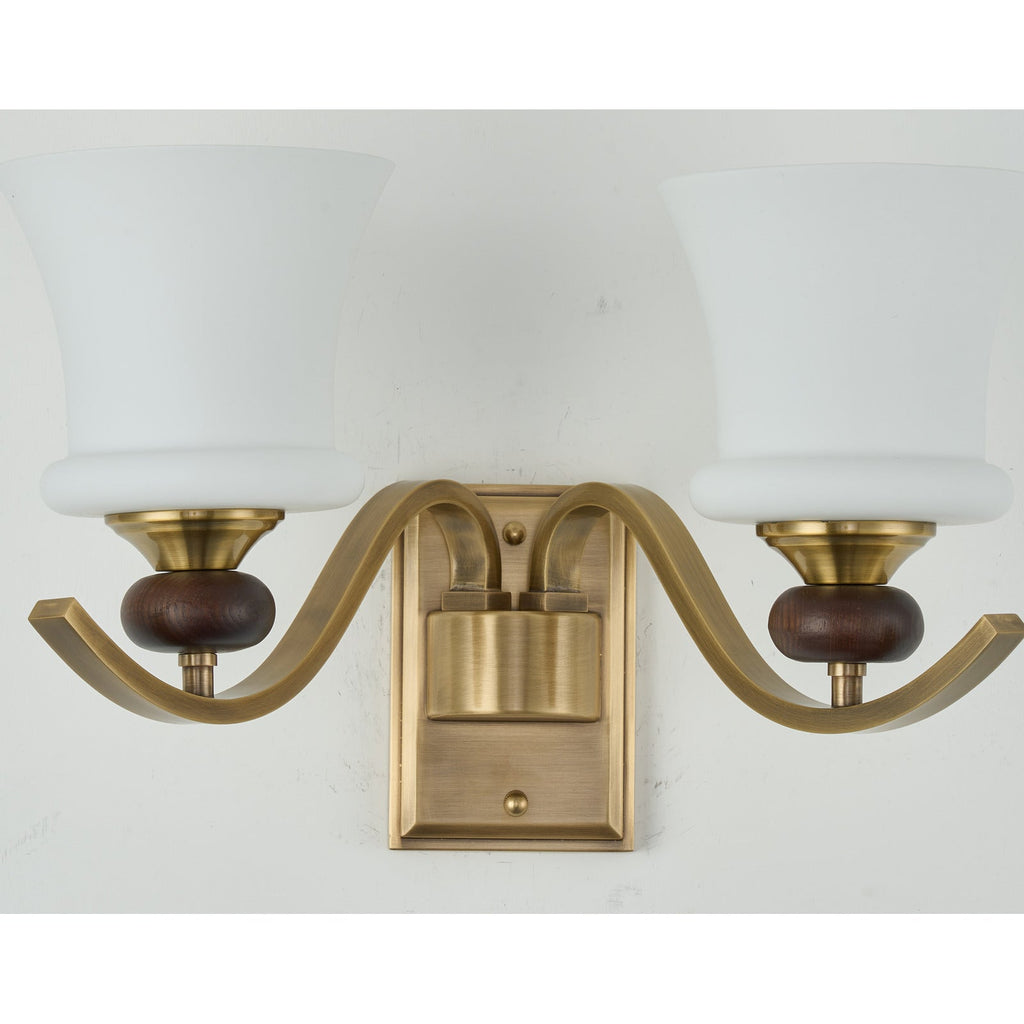 W&F Collection | Brontelle Opal Glass Wall Sconce