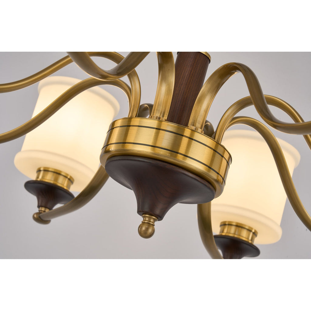 W&F Collection | Alderleigh Opal Glass Chandelier