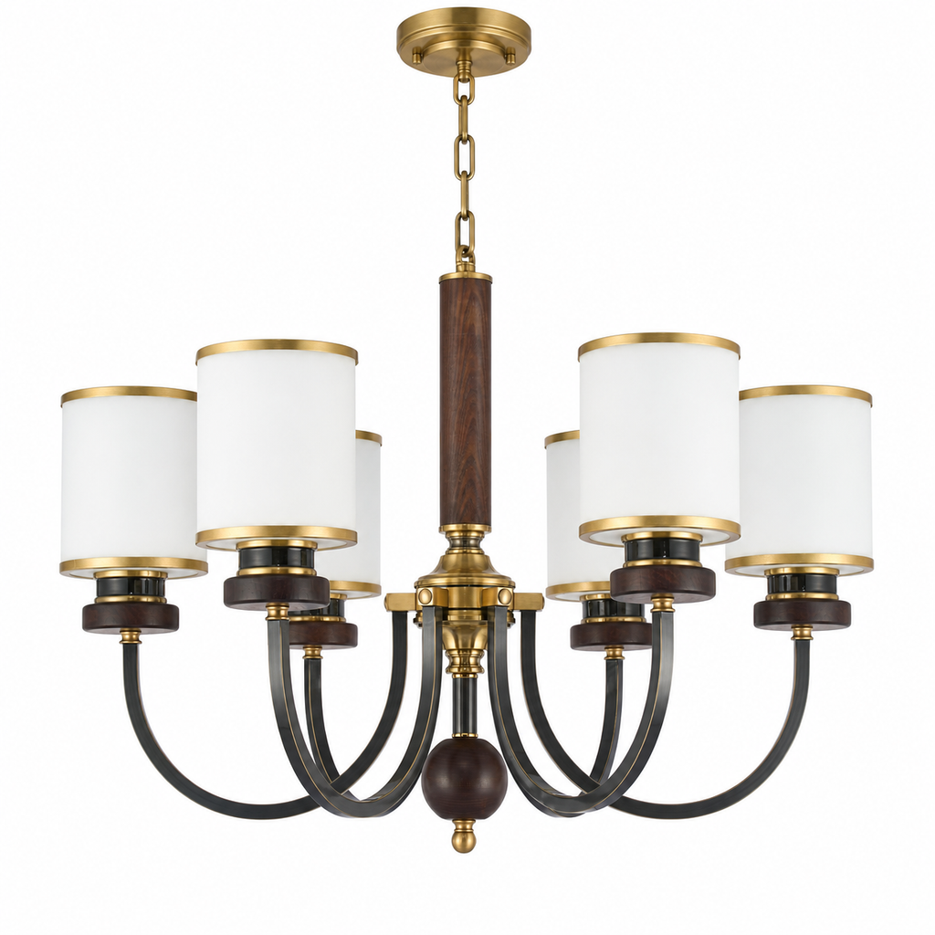 W&F Collection | Ashbourne Opal Glass Chandelier