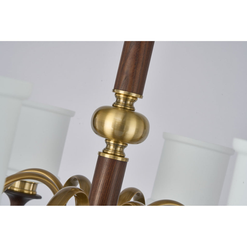 W&F Collection | Alderleigh Opal Glass Chandelier