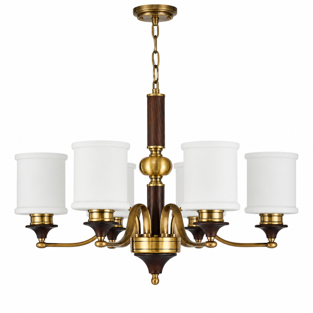 W&F Collection | Alderleigh Opal Glass Chandelier