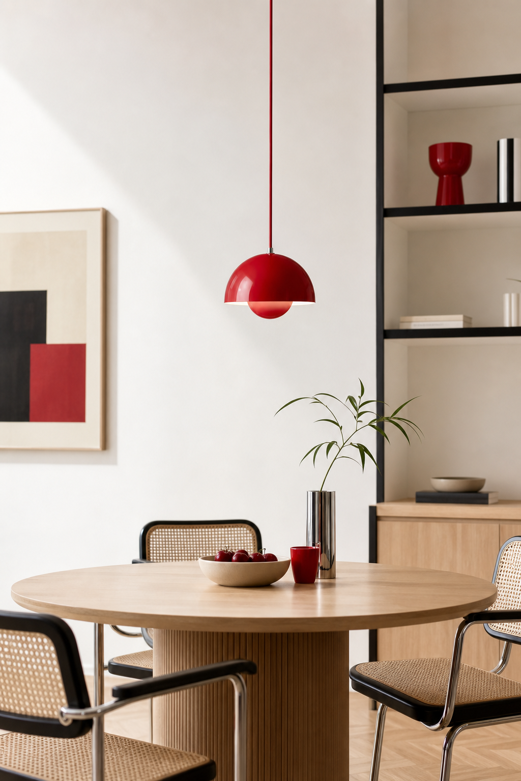W&F Collection | Colorful Flowerpot Metal Dome Pendant Light