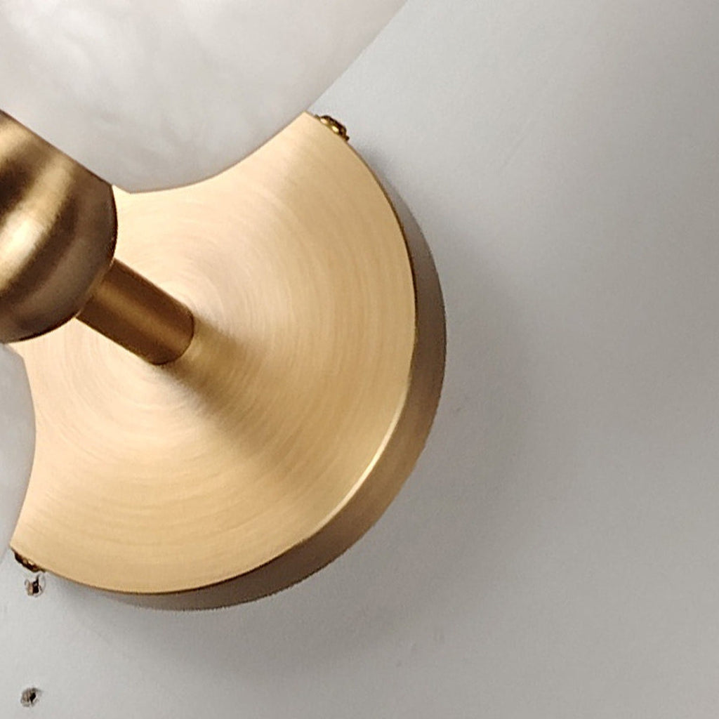 W&F Collection | Double Alabaster Cylinder Wall Sconce
