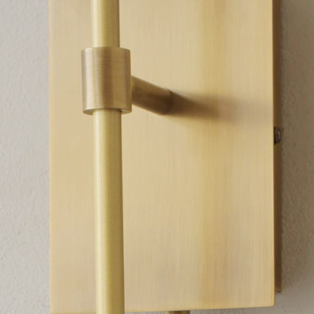W&F Collection | Double Arrow Brass and Acrylic Wall Sconce