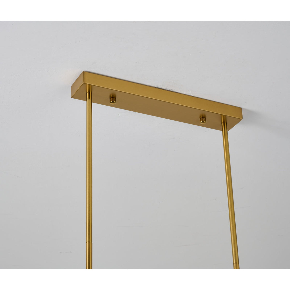 W&F Collection | Bellarune Wave-Bar Ribbed Glass Linear Chandelier